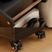 WGTYOA Solid Wood Sofa Edge a Few Can Move Ark Tea Table Sitting Room Balcony Cabinet Side