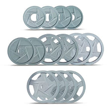 Bells of Steel Cast Iron Weight Plates - Mighty Grip Olympic Weight Plates Gray