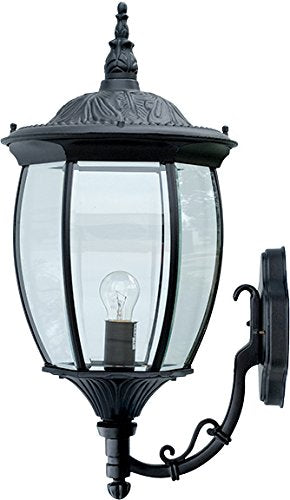 Dabmar Lighting GM105-BVictoria Wall Fixture, Incand 120V, Black Finish