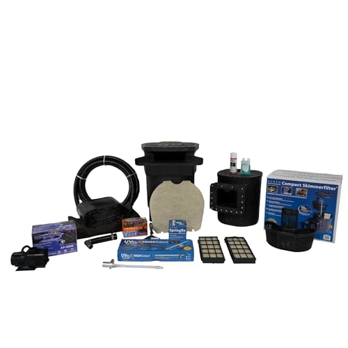 Savio Signature 4000 GPH Pond Kit 20 x 20 Ft PVC Liner UV Clarifier