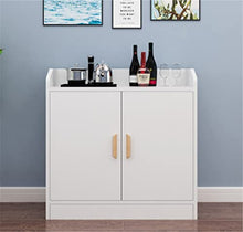 NRFJFOP Round Corner Pantry Cabinet Put Bucket Multifunctional Storage with Door Dining Room Side Table Sideboard