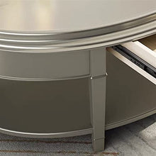 living room table Oval Coffee Table with Tray Desktop for Living Room, Elegant Wood Coffee Table with Storage Drawer and Shelf, Vintage Cocktail Table outdoor side table ( Color : A , Size : 110*65*48
