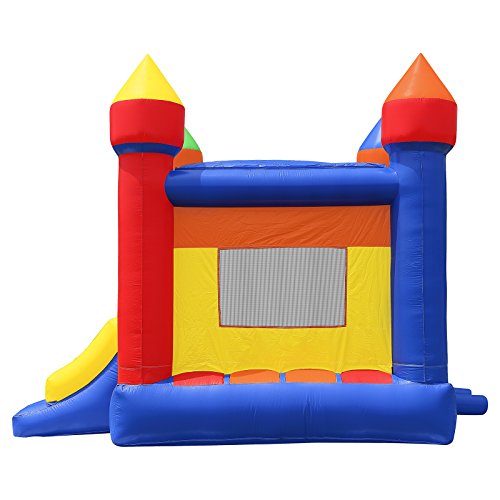 Inflatable HQ Commercial Grade Bounce House PVC Castle Multicolor