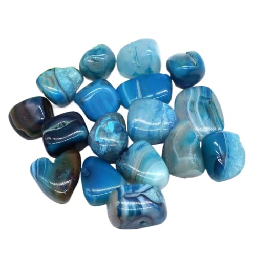 Blue Striped Stone Crystal Specimen