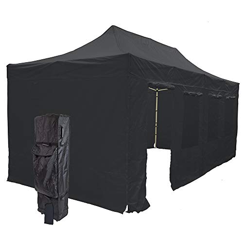 Vispronet Black 10x20 Steel Canopy Tent Kit