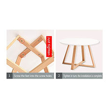 Round Bistro Table Small Round Table Pub Table for Home and Office Outdoor Accent Table(Color:Large,Size:1) (Large 1)