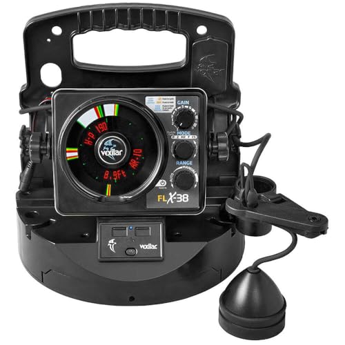 Vexilar FLX-38 Pro Pack Elite Ice Fishing Flasher System Digital Display Portable Black