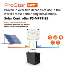 Morningstar ProStar 25A MPPT Solar Charge Controller, Panel Regulator