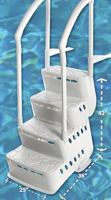 in-Pool Above Ground Pool Step Compatible for Innovaplas, Height 42 Inch
