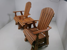 Kilmer Creek Rustic Finished 6 Foot Cedar Fanback Settee Glider, Amish Crafted