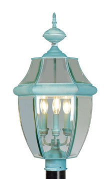 Livex Lighting 2354-06 Post Light Fixture, Verdigris