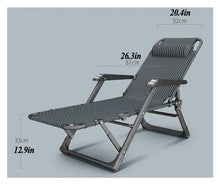 Chair Lazy Sofa Bed Sleeper, Padded Zero Gravity Chair, Outdoor Lounge Chairs Sun Loungers Adjustable Recliner With Detachable Soft Cushion And Pillow Metal Folding Reclining Lawn Chair ( Color : Gree