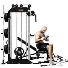 MiM USA Pro Master 1001 Smith Machine Functional Trainer Black
