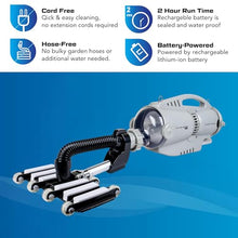 POOL BLASTER Pro 2000 Commercial Pool Vacuum for Inground Pools, Portable Cordless Heavy Duty Power, Up to 2 Hr Runtime, Sealed Rechargeable Battery, 2 Vacuum Heads, Filter Bags for Professional Clean