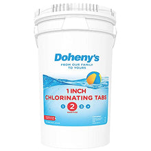 Doheny’s 1 Inch Swimming Pool Chlorine Tablets | Pro-Grade Sanitizer for Pools and Spas | Long Lasting & Slow Dissolving Tablets | Highly-Concentrated 90% Stabilized Chlorine | 100 Lbs