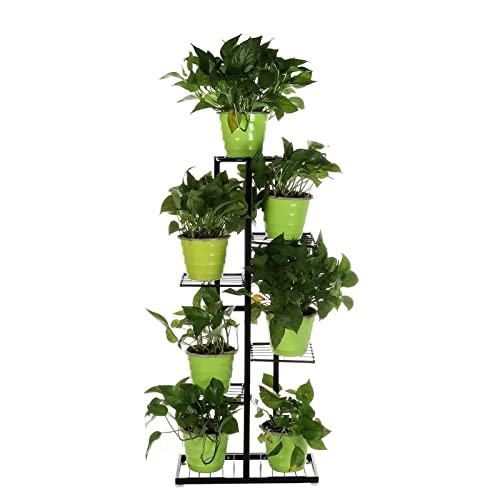 RWGOVLU Plant Stand 4/6 Layers Iron Shelf For Flower Stand Shelves Plant Stand Flower Pot Holders For Balcony Living Room Garden Outdoor Dekoration Indoor Plant Stands ( Color :
