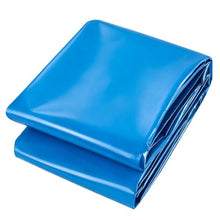 Gaommini Blue Fish Pond Liner Underlay 8x12FT HDPE Waterproof Film Membrane, Outdoor Outdoor Pond Liners Sealing for Koi Ponds, Aquaculture and Water Gardens(32.8x39.3ft)