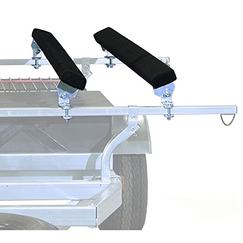 Malone Megasport 2-Boat Bunks Trailer Package Gray