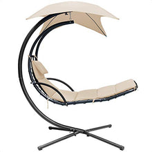 Bleckley Patio Hanging Chaise Lounger with Stand, Overall: 79'' H x 43'' W x 73.5'' D, Weight Capacity: 265 lb.
