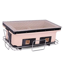 Clay Oven Household Pottery Round Barbecue Charcoal Picnic Outdoor Indoor Old Carbon Stove Square Mini BBQ Grill