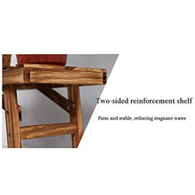 MIIKHI Plant Stands Flower Pot Modern Wood Plants Stand Art Flower Stand Creative Plant Racks Home Flower Rack Indoor Horticultural Racks Display Potted Rack (Wood Color 8025)