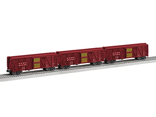 Lionel Santa FE VISIONLINE Stock Car 3 Pack O Gauge