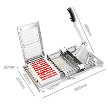 ERoomQ Manual Mutton Kebab Machine,Stainless Steel BBQ Doner Kebab 10 Strings Meat Making Machine,for Home BBQ Parties Barbecue Helper