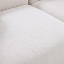 Outdoor Escape Beige Fabric 2-Piece Outdoor Modular Loveseat, Cushions, Weather-Resistant Material, Contemporary Style, Comfortable Patio Or Garden Seating