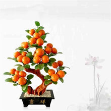 YXIANG56Q Fake Plants Tree Jade Bonsai for Office Desk Home Room Decor Feng Shui Wealth Bonsai Tree