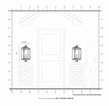 Livex Lighting 20586-80 Nyack - 24" Three Light Outdoor Post Top Lantern, Nordic Gray Finish with Clear Glass