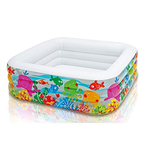 Inflatable Pool Float Lounge 1-3 People Use Family Interaction Pool Party Independent Layered Airbag Height Adjustable Backyard Water Party