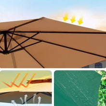 GYYDXXFC Outdoor Sunshade Umbrella, Table Market Umbrella, With Push Button Tilt And Crank, With Base For Garden, Deck, Backyard, Pool(White,3.0m/9.8ft)