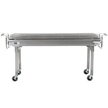 TableTop King Backyard Pro CHAR60SS 60" Stainless Steel Charcoal Grill Silver