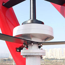 Vertical Wind Turbine Generator 3 Blades, Free Energy 600w MPPT Controller for Home Factory Use (24v 48v 300RPM)