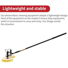 Double Head Solar Cleaning Brush,Solar Photovoltaic Cleaning Machine,Photovoltaic system cleaning device,with Rotating brush head,Strong Cleaning Power,7.5m