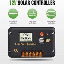 JKSVTF Solar Panel Kit,Solar Panels 100W Solar Panels, High Efficiency Monocrystalline Module Pv Power Charger, for Home, Camping, Boat, Carava