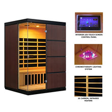 Blue Wave Sirona 3-Person Hemlock Infrared Sauna Espresso