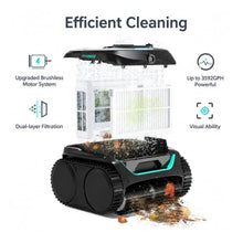 Pool Vacuum, Robot Swimming Pool Cleaner Wireless for Floor/Wall