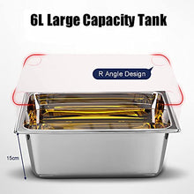 Commercial Gas Fryer, Stainless Steel High Capacity Professional Outdoor Cooker For Fry 鈥婻Estaurants Supermarkets Fast Food Stands