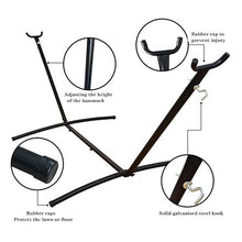 BNEI Garden Hammock - Hammock with Stand, 300kg Load Capacity, 320 * 150cm, Suitable for Patio, Outdoor, Parks