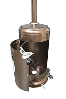 Outdoor Patio Heater Propane Heater with Adjustable Table (Bronze)
