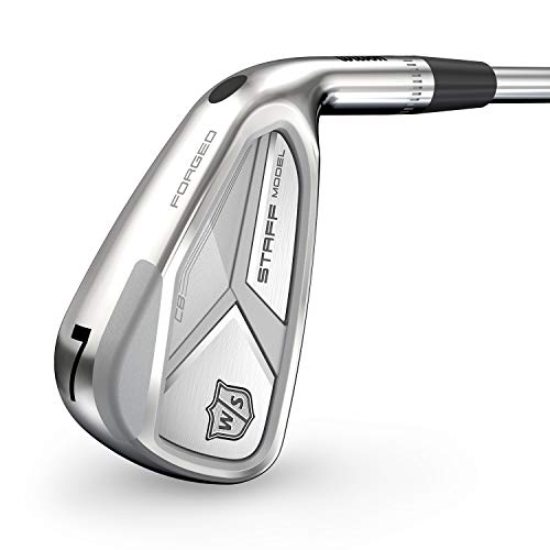 WILSON Staff Model CB Men's Golf Irons - Right Hand, Stiff, 4-PW Gray