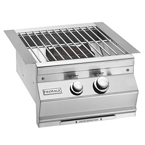 Fire Magic Built-In Power Burner with Stainless Steel Grid, LP (19-S0B1P-0)
