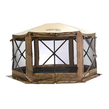 CLAM Pop Up Screen Tent & Shelter, Outdoor Camping Gazebo Canopy 12.5' Brown