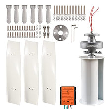 HUIZHITENGDA 12000W Wind Power Generator Vertical Wind Turbine, 12V-220V 3 Blades with MPPT Controller for Boats Terraces Cabins Or Mobile Houses Charging (48V),12v