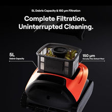 Beatbot Sora 30 Pool Vacuum Robot with Smart Surface Parking, Shallow-Area Cleaning, 6800GPH Suction Power, 5L Capacity for Pools Up to 3229 sq. ft, Tangerine