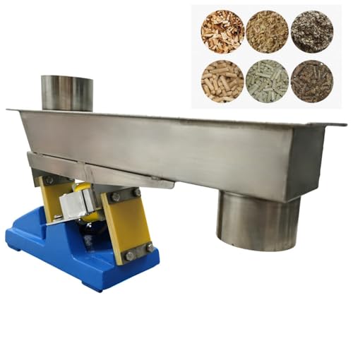 BEILOCKERY 110V Electromagnetic Vibrating Feeder, GZV-3F Shaking Feeding Machine 3000r/min, 20W Mini Vibration Feeder Closed for Granular and Powdery Materials with Controller