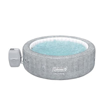 Coleman SaluSpa Sicily AirJet Inflatable Hot Tub Gray Wicker Print