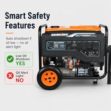 Genkins 11000‑Watt Dual‑Fuel Portable Generator, Gas & Propane, Electric‑Start 120V/240V for Home Emergency Power