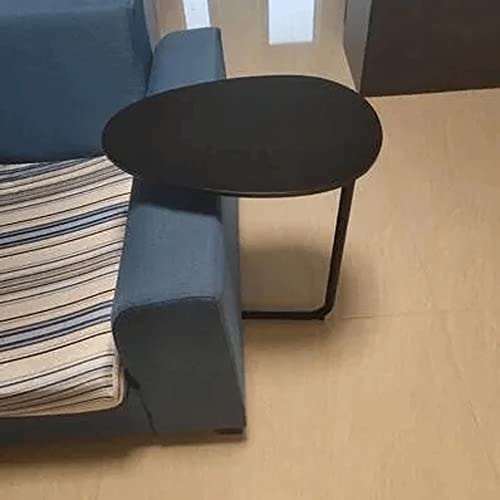 NRFJFOP Living Room Furniture Side Table Tables Fruit Service Plate Tray Iron Art Sofa Oval Coffee